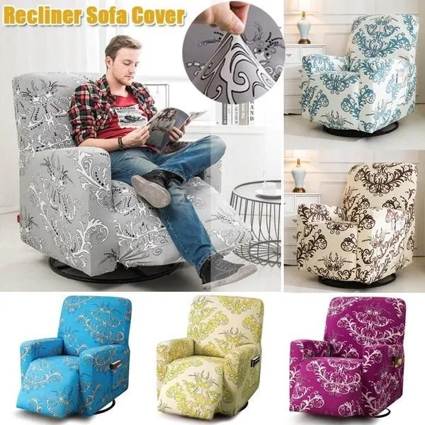 Pattern Stretchable Recliner Slipcover