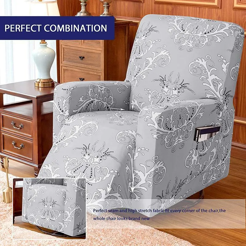 Pattern Stretchable Recliner Slipcover