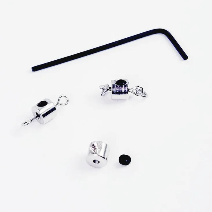 Permanent Locking Clasp for BDSM Collar, Hex Lock for Submissive, DDlg Day Collar