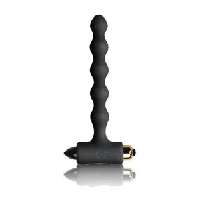 Petite Sensations Pearls Black VIBRATING ANAL BEADS