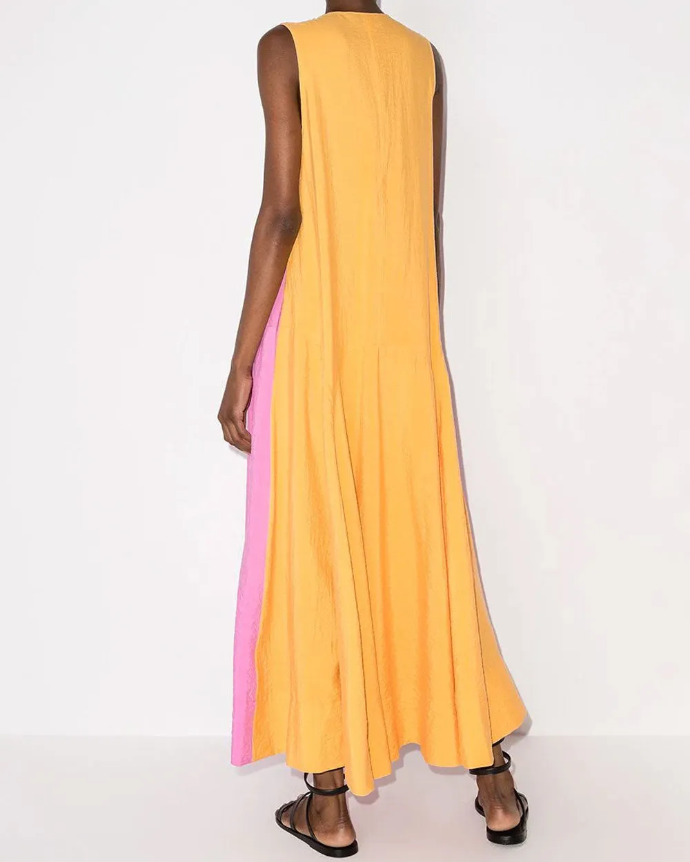 Pink and Marigold Edie Bicolor Maxi Dress