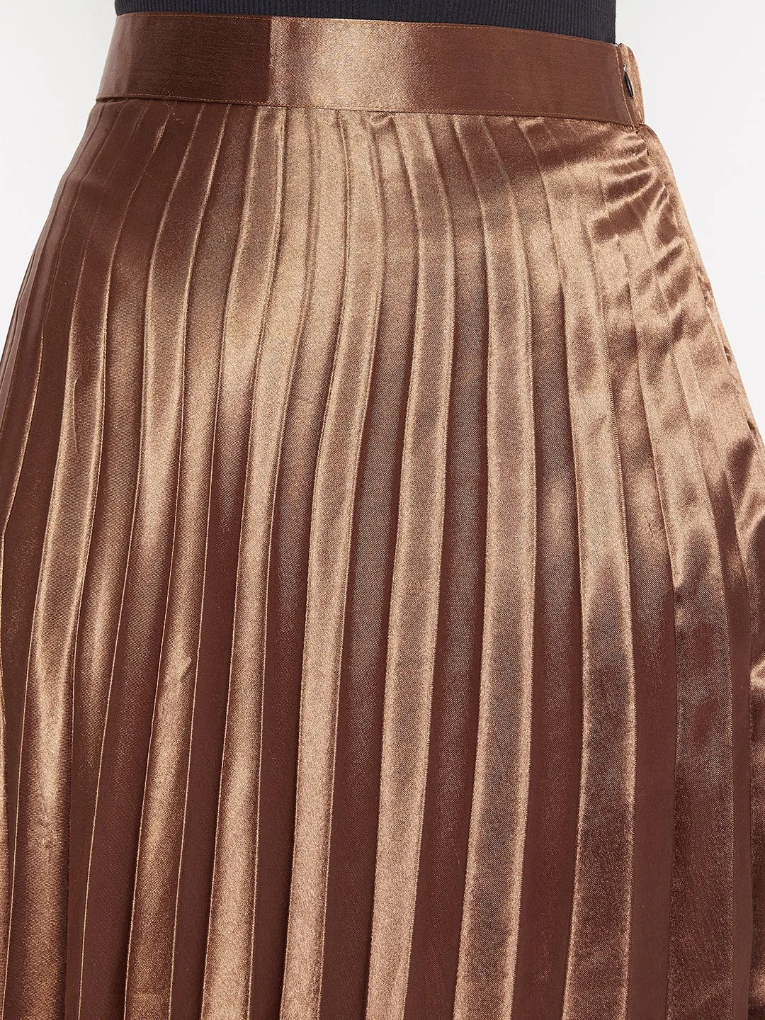 Pleated Midi Skirt