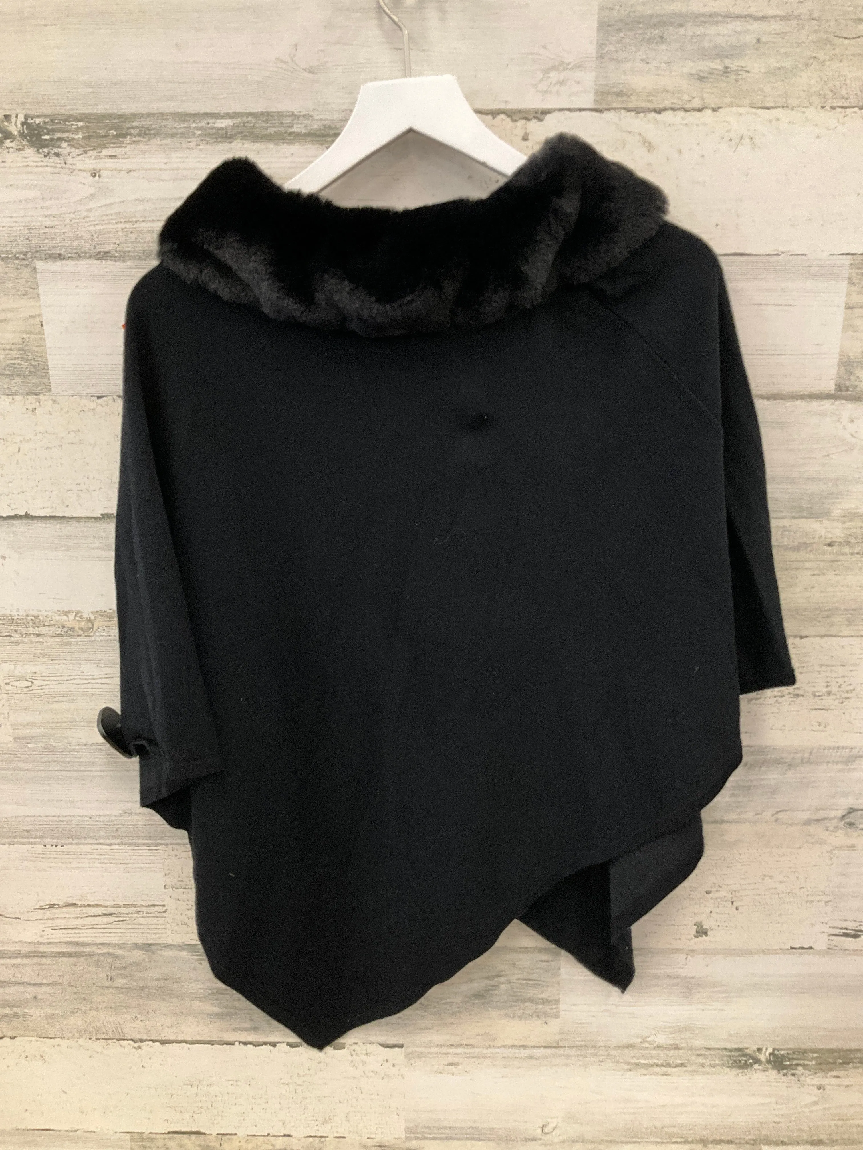 Poncho By Alfani In Black, Size: L