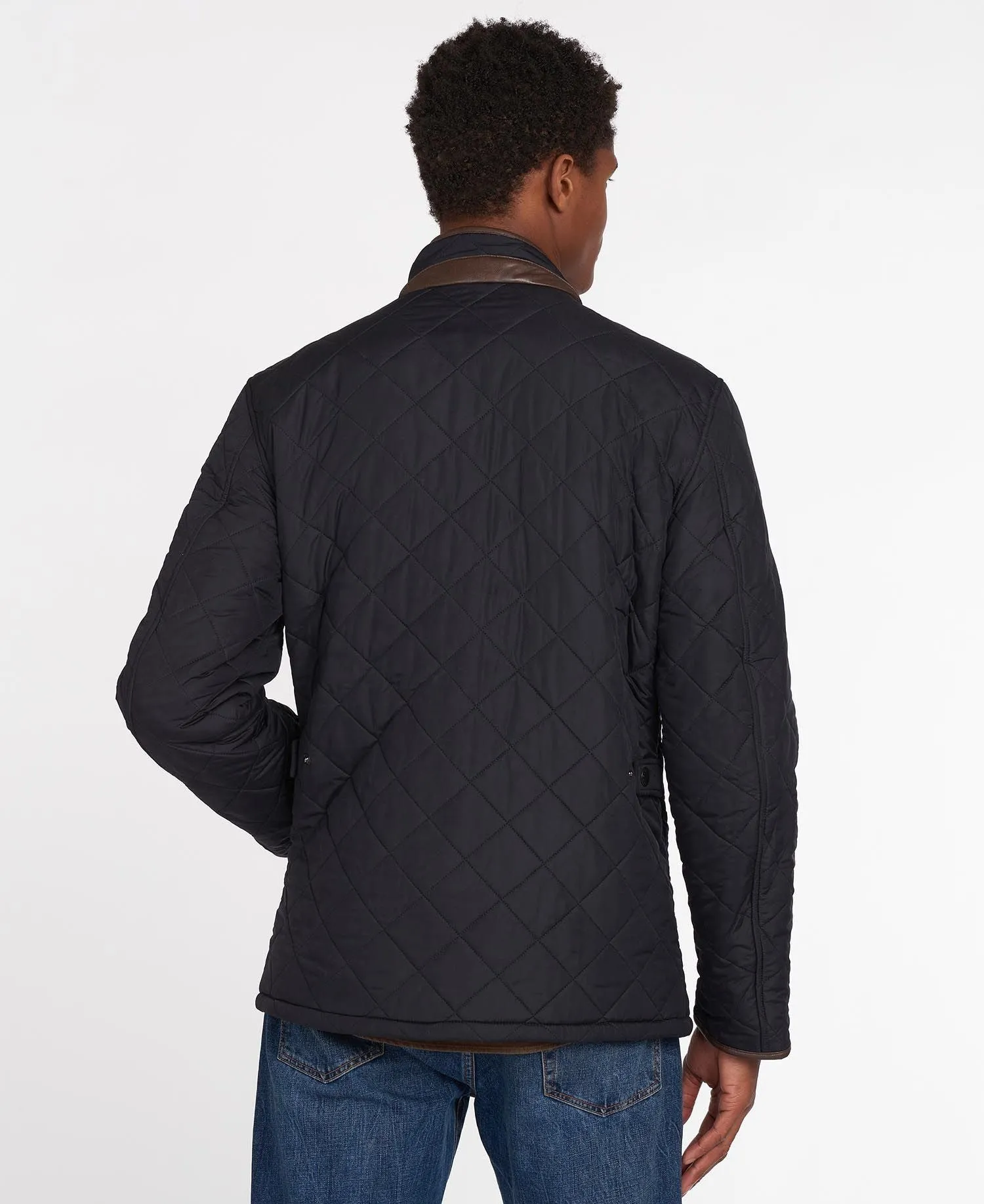 Powell Quilted Jacket in Navy by Barbour