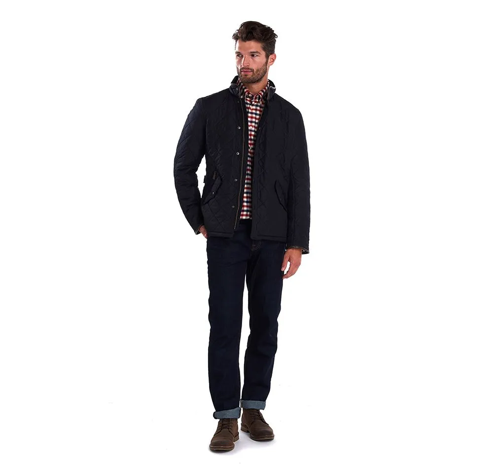 Powell Quilted Jacket in Navy by Barbour