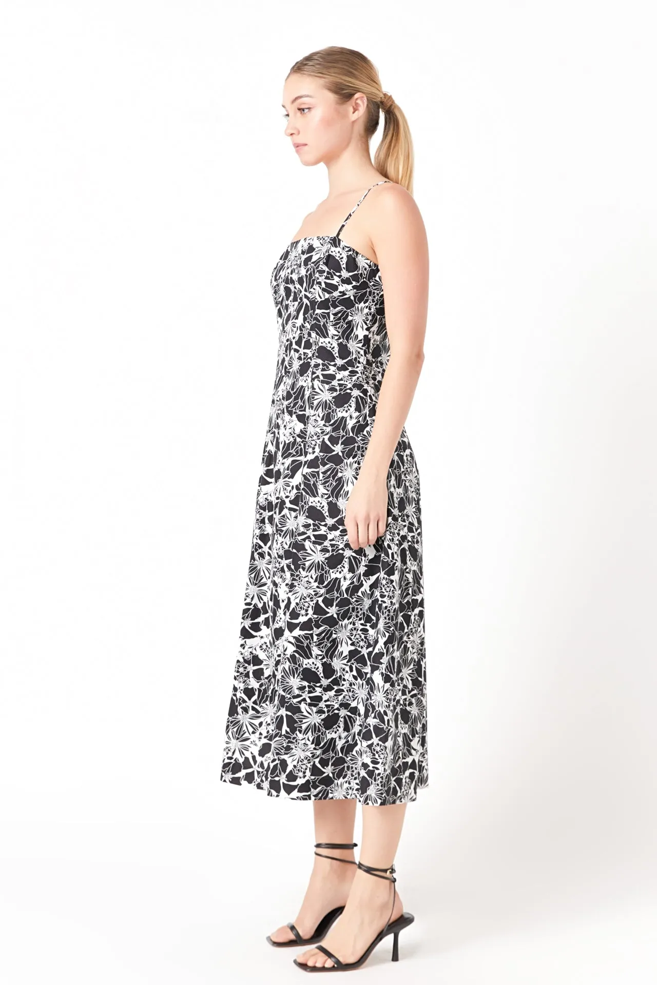 Printed Cotton Maxi Dress