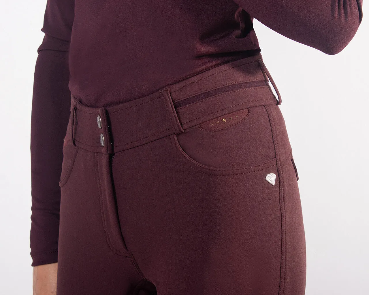 QHP Diamond Anti-Slip Full Seat Breeches