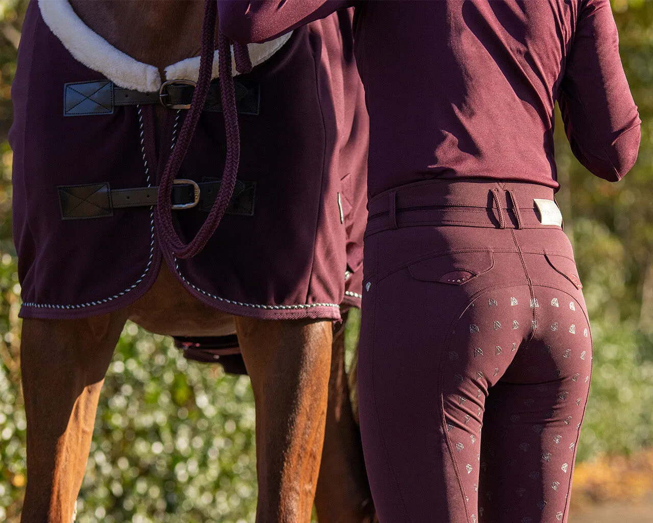 QHP Diamond Anti-Slip Full Seat Breeches