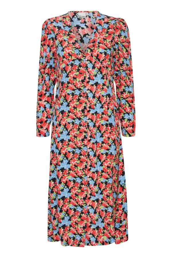 Rosalie Dress Multi Flower