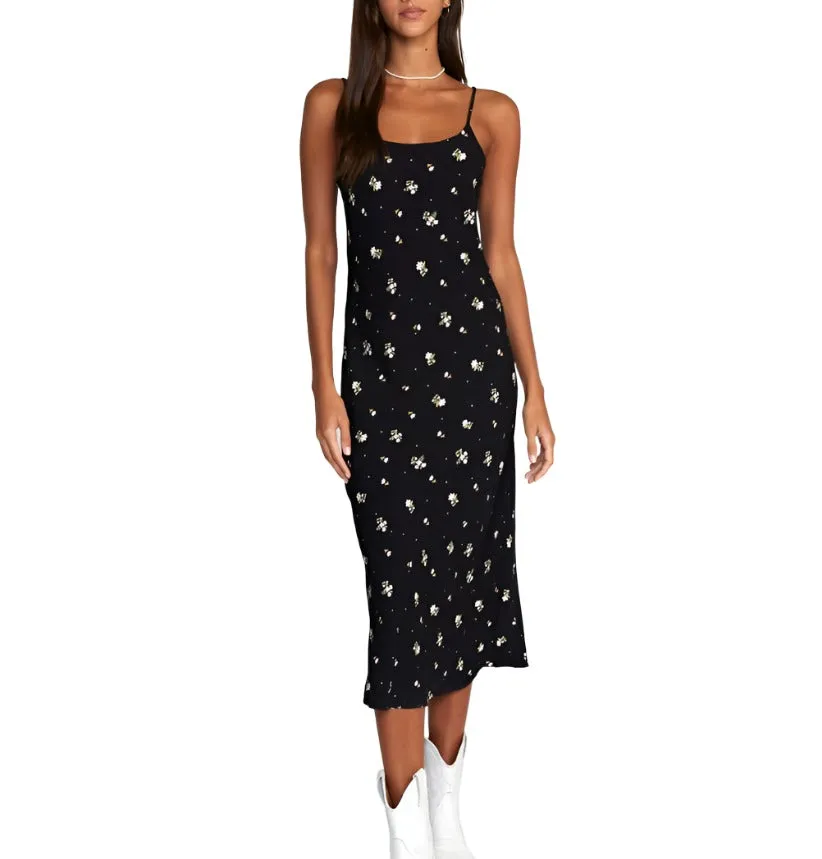 RVCA Womens Maiden Midi Dress