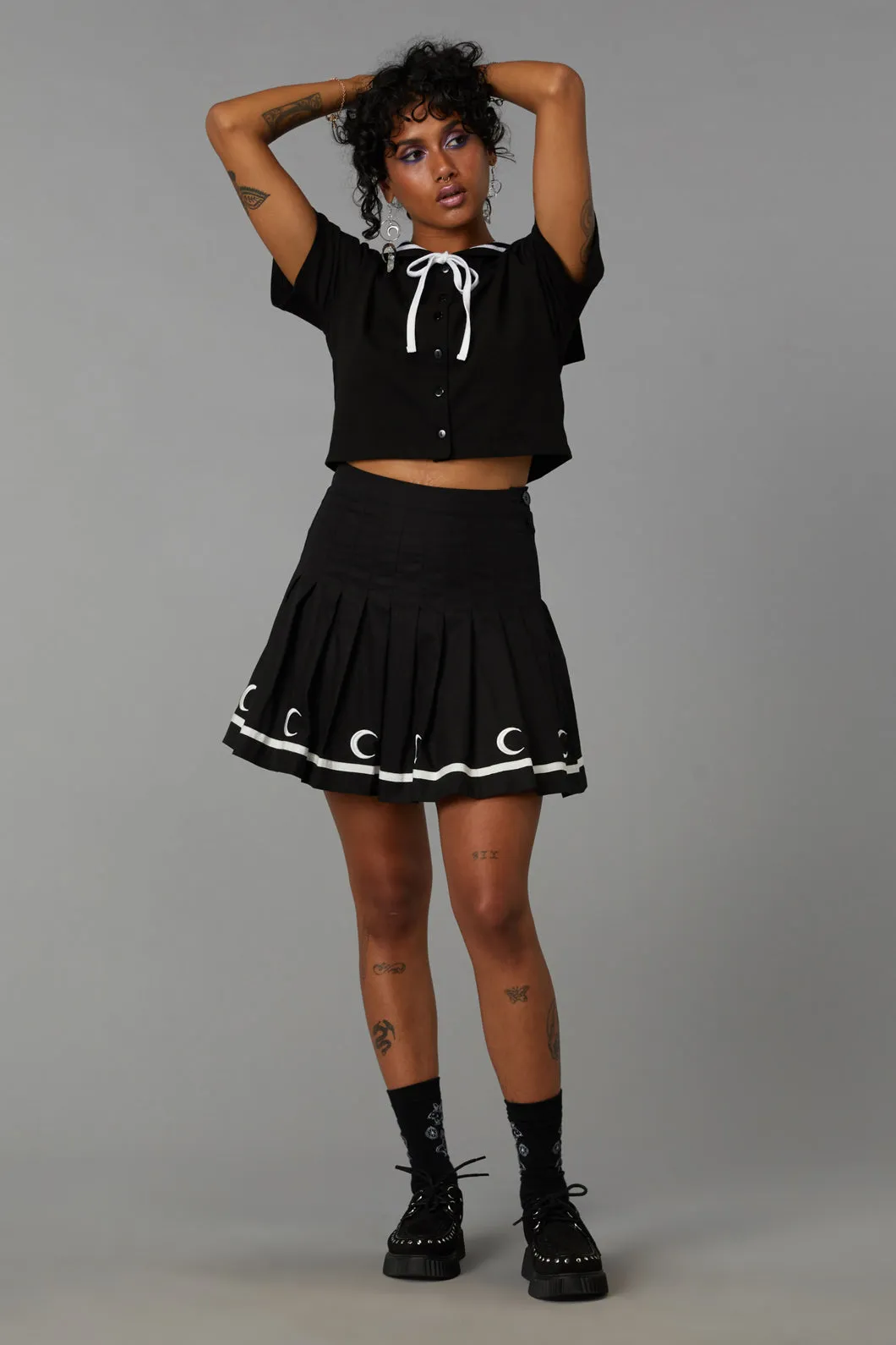 Sail Away Goth Skirt