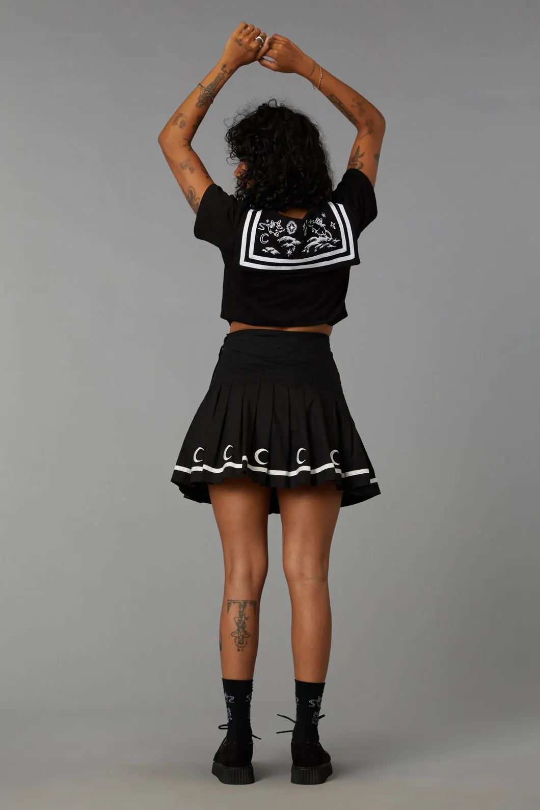 Sail Away Goth Skirt