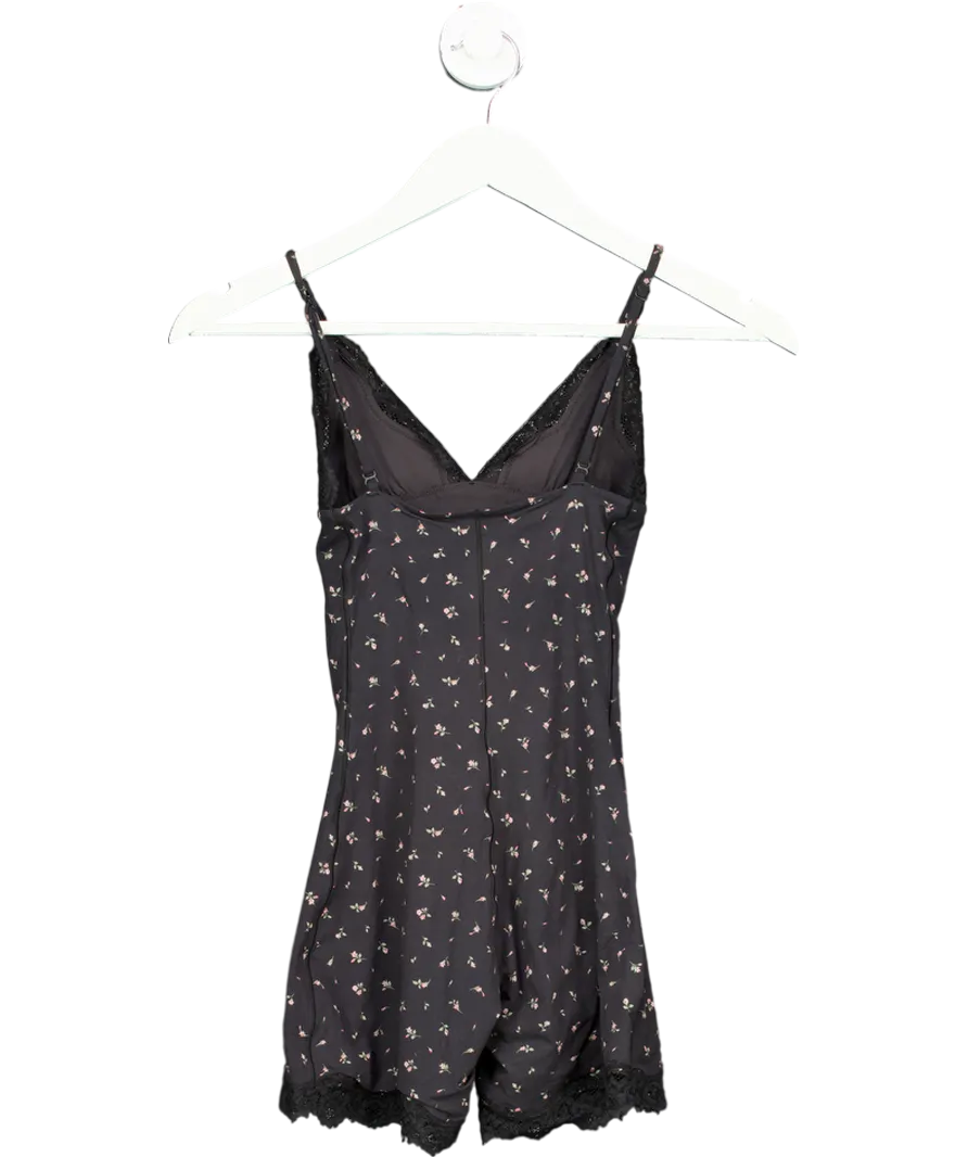 SKIMS Black Slip Dress UK XS