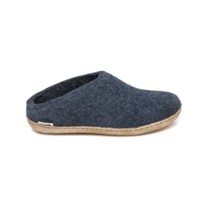 Slip-on with Leather Sole - Denim