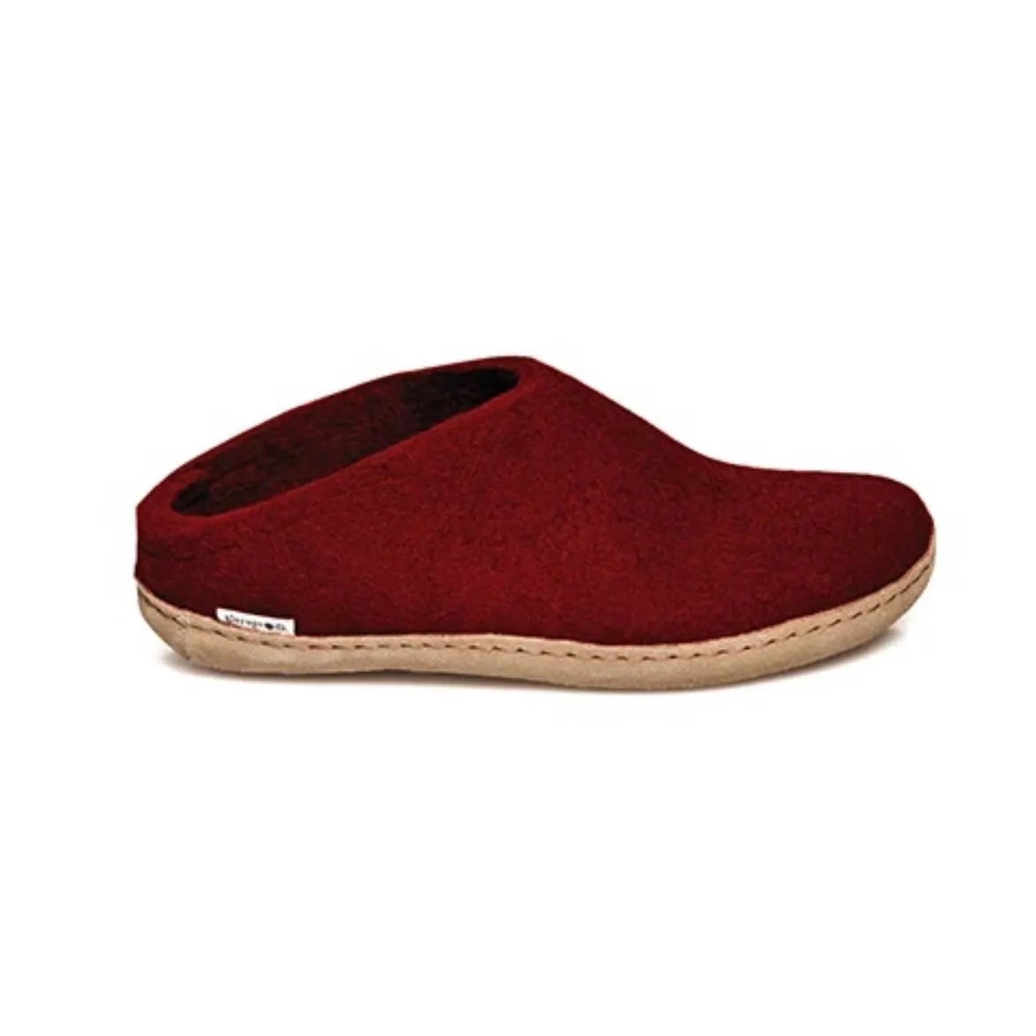 Slip-on with Leather Sole - Red