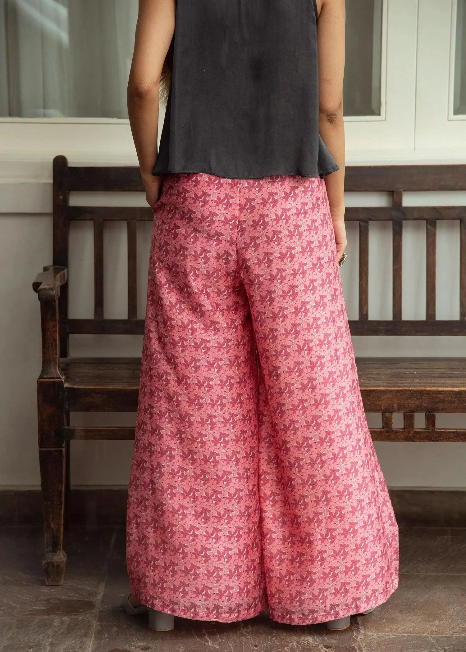 Stella Pink Wide Leg Pants