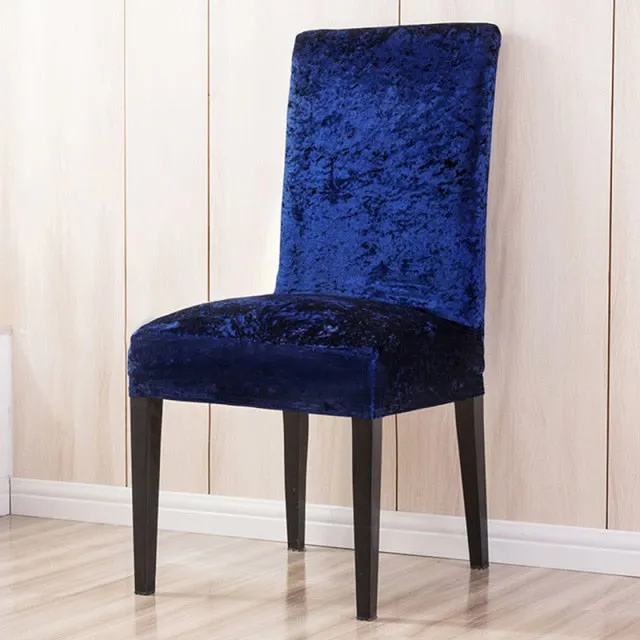 Stretchable Solid Dining Chair Slipcover