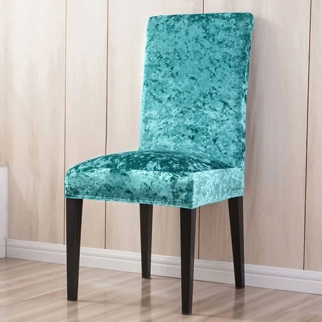 Stretchable Solid Dining Chair Slipcover