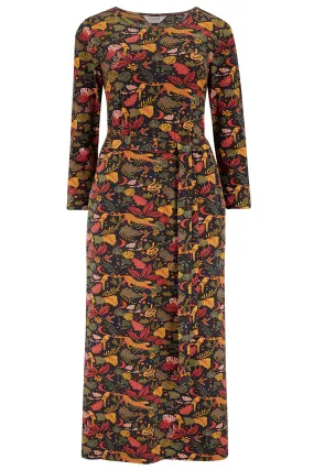 Sugarhill Brighton - Jungle Print Pernella Jersey Midi Dress