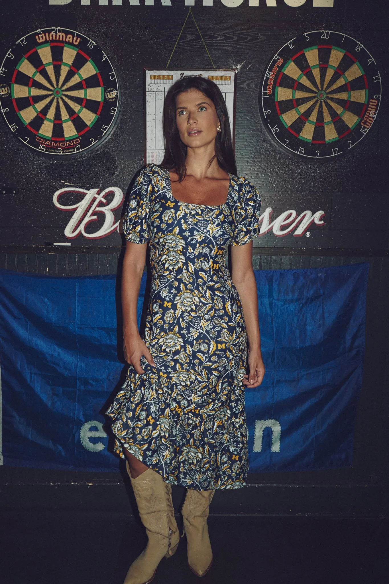 Tailgate Collection Lucy Dress - Michigan Floral