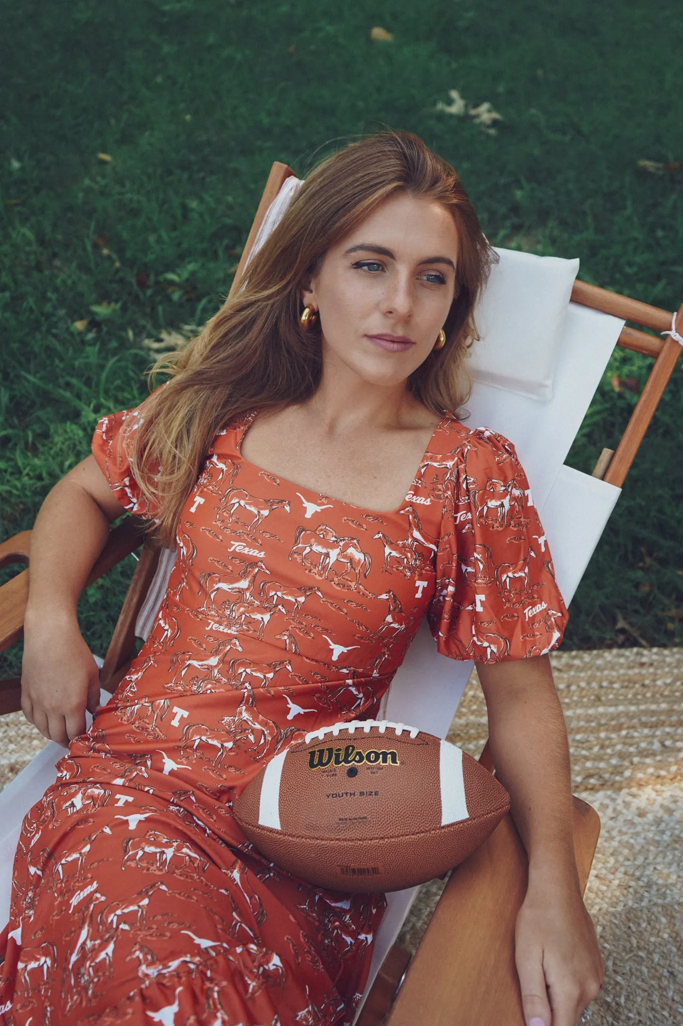 Tailgate Collection Lucy Dress - Texas Horse Toile