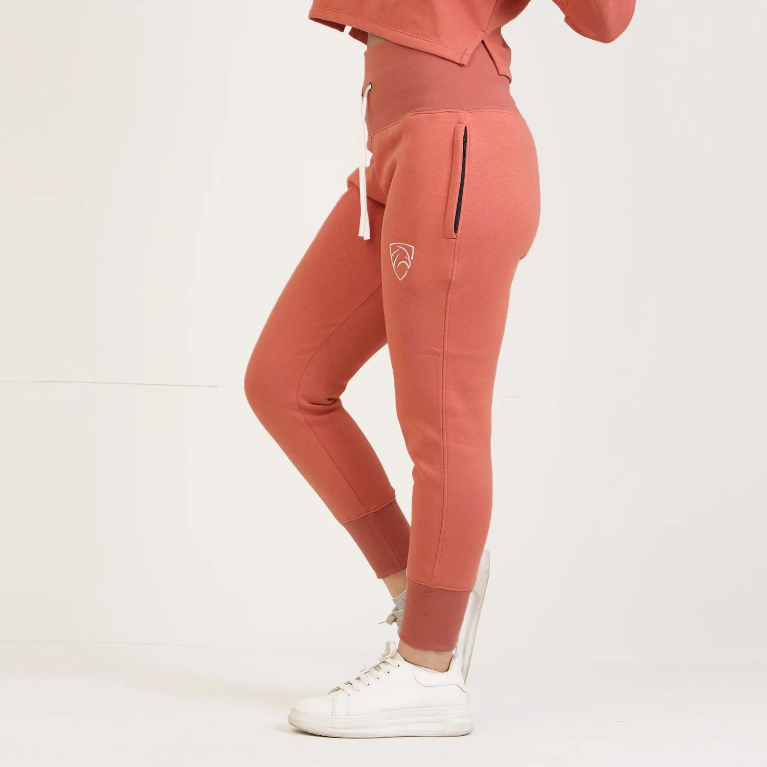 Tf-Tiger Orange High Waisted Women Trouser