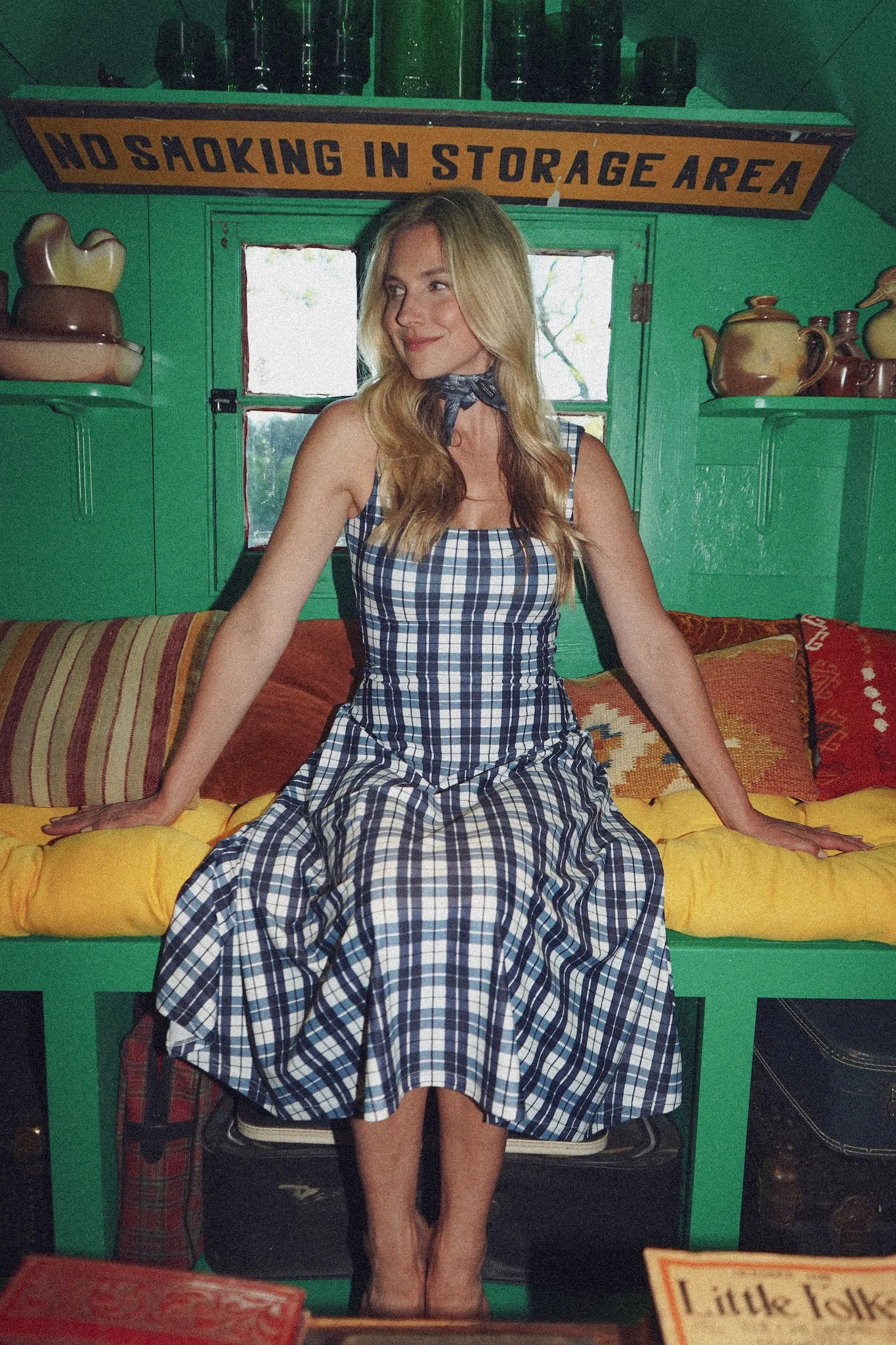 The Diana Dress - Mariners Plaid