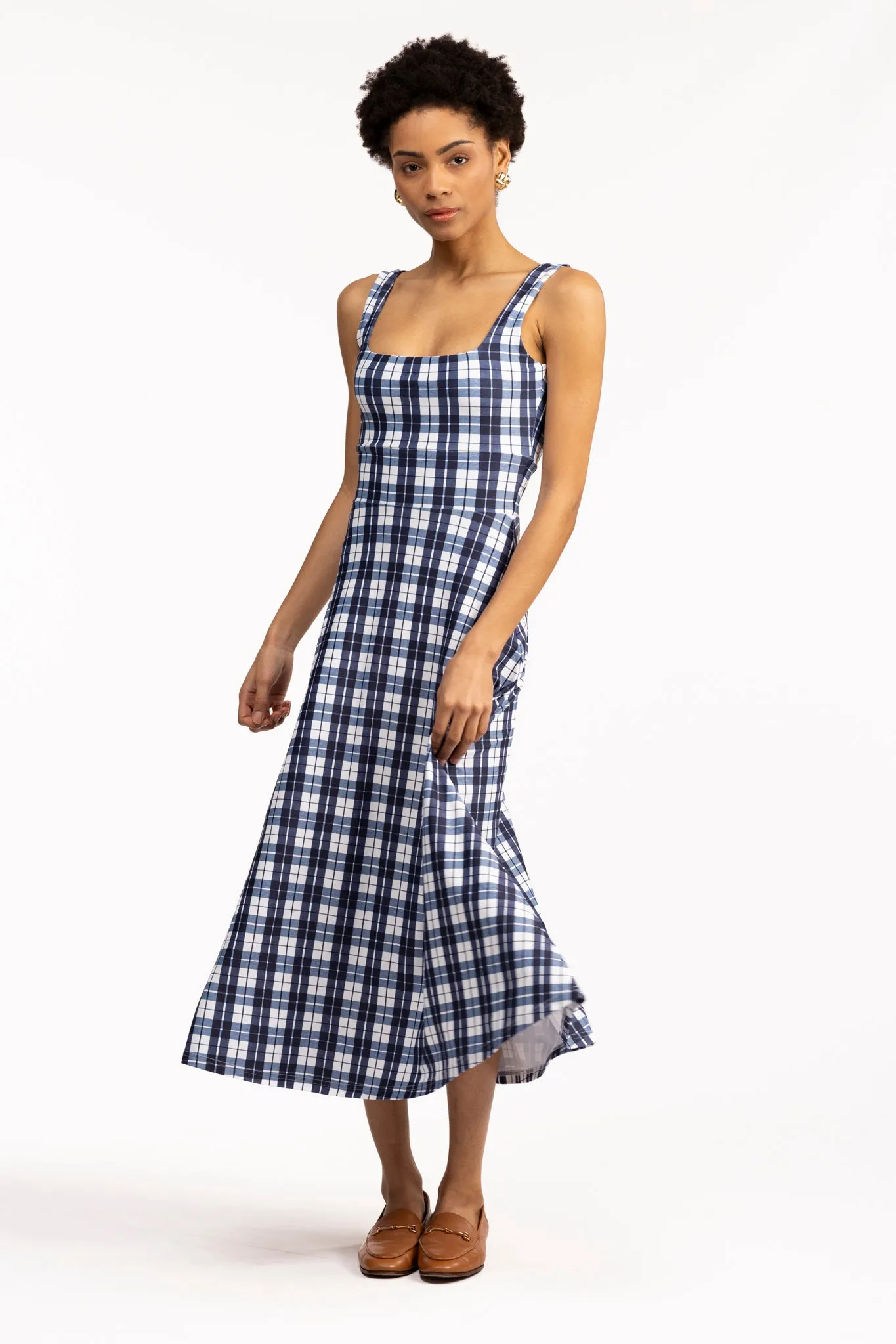 The Diana Dress - Mariners Plaid