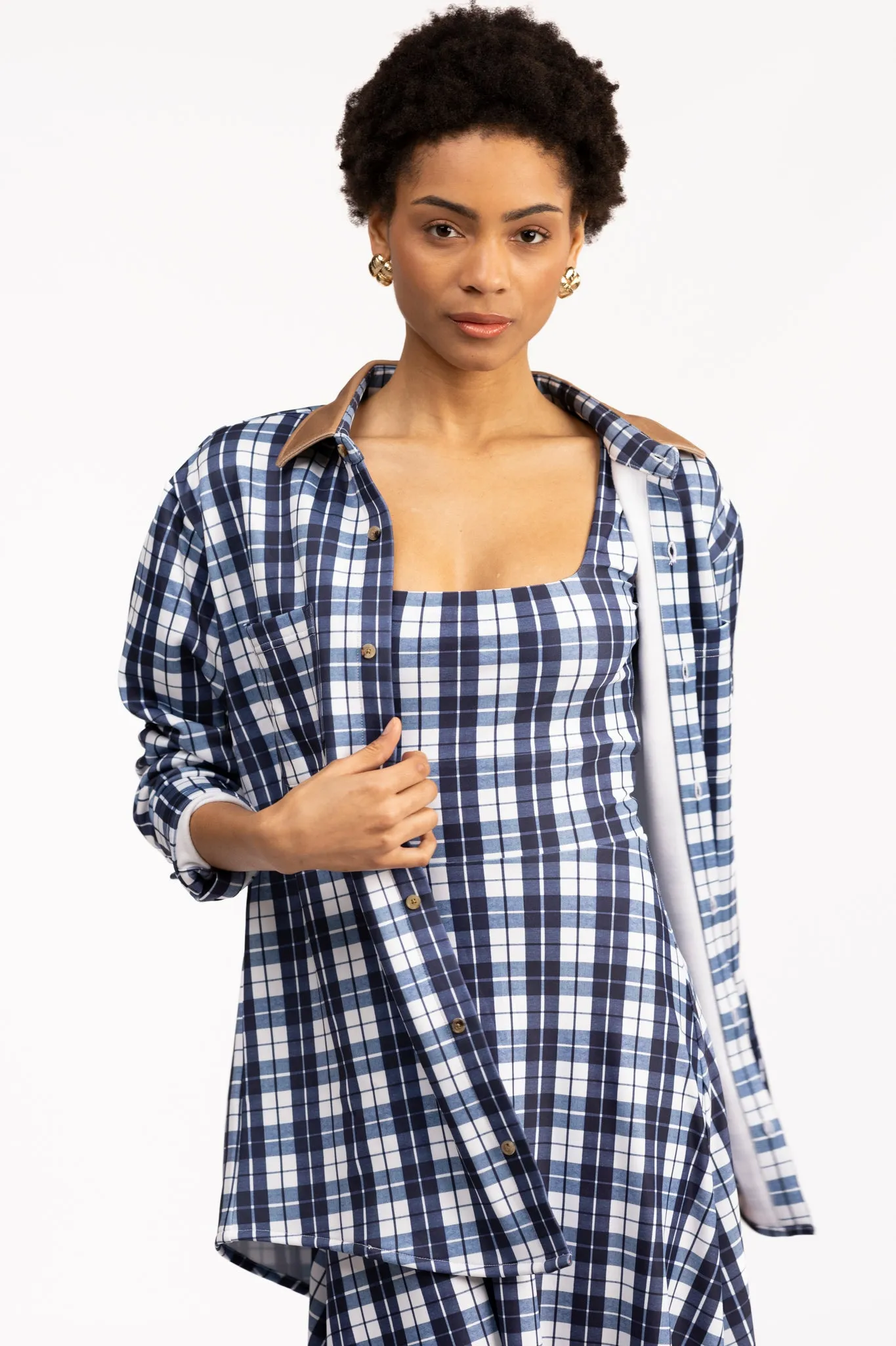 The Diana Dress - Mariners Plaid