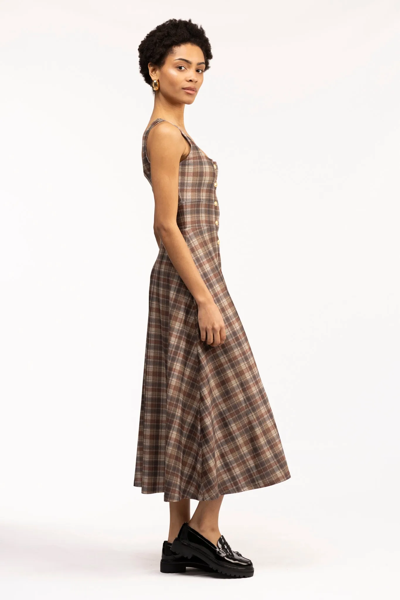 The Diana Dress - Professor Plaid