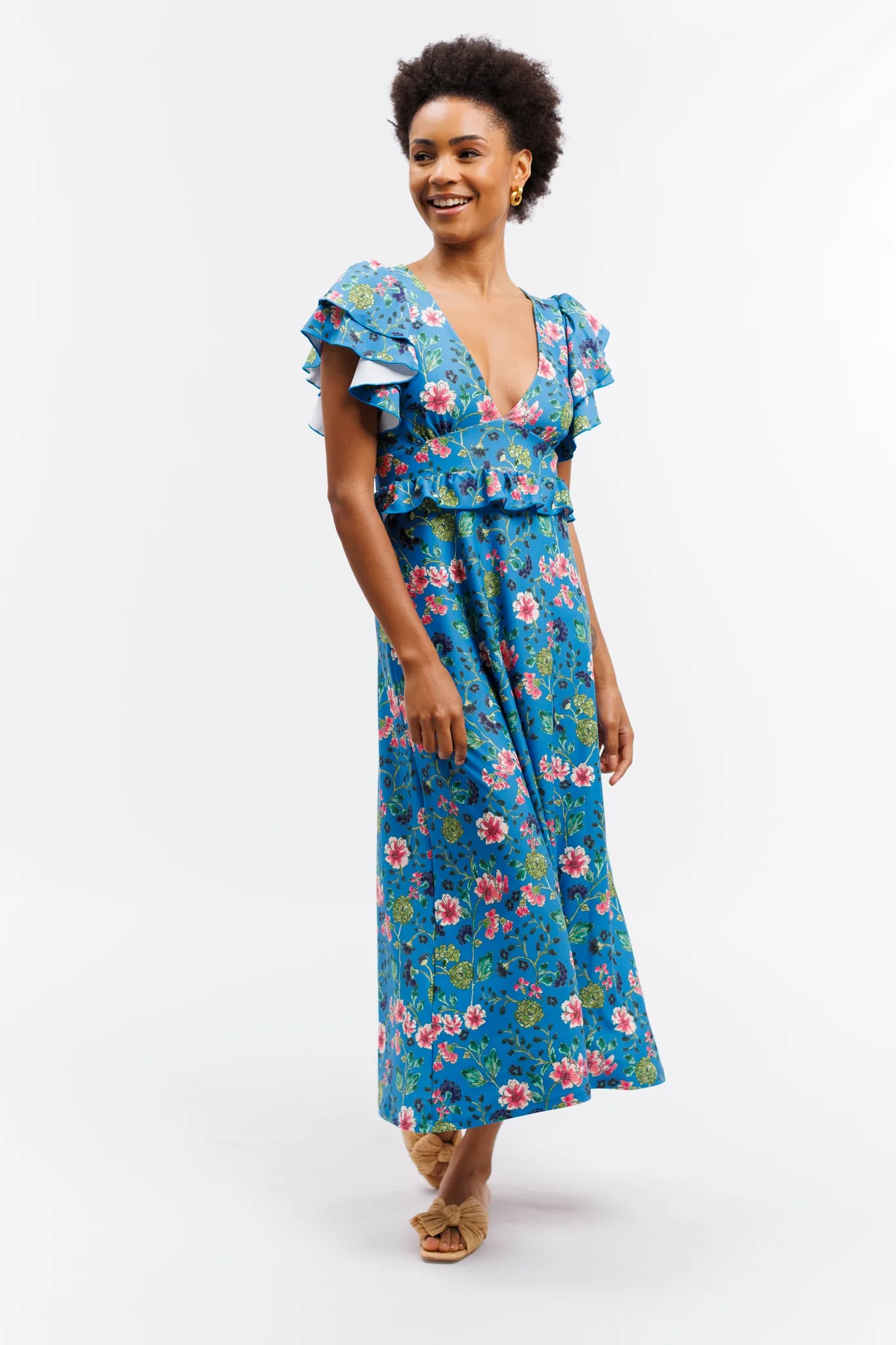 The Genevieve Dress - Chrysanthemum Crush