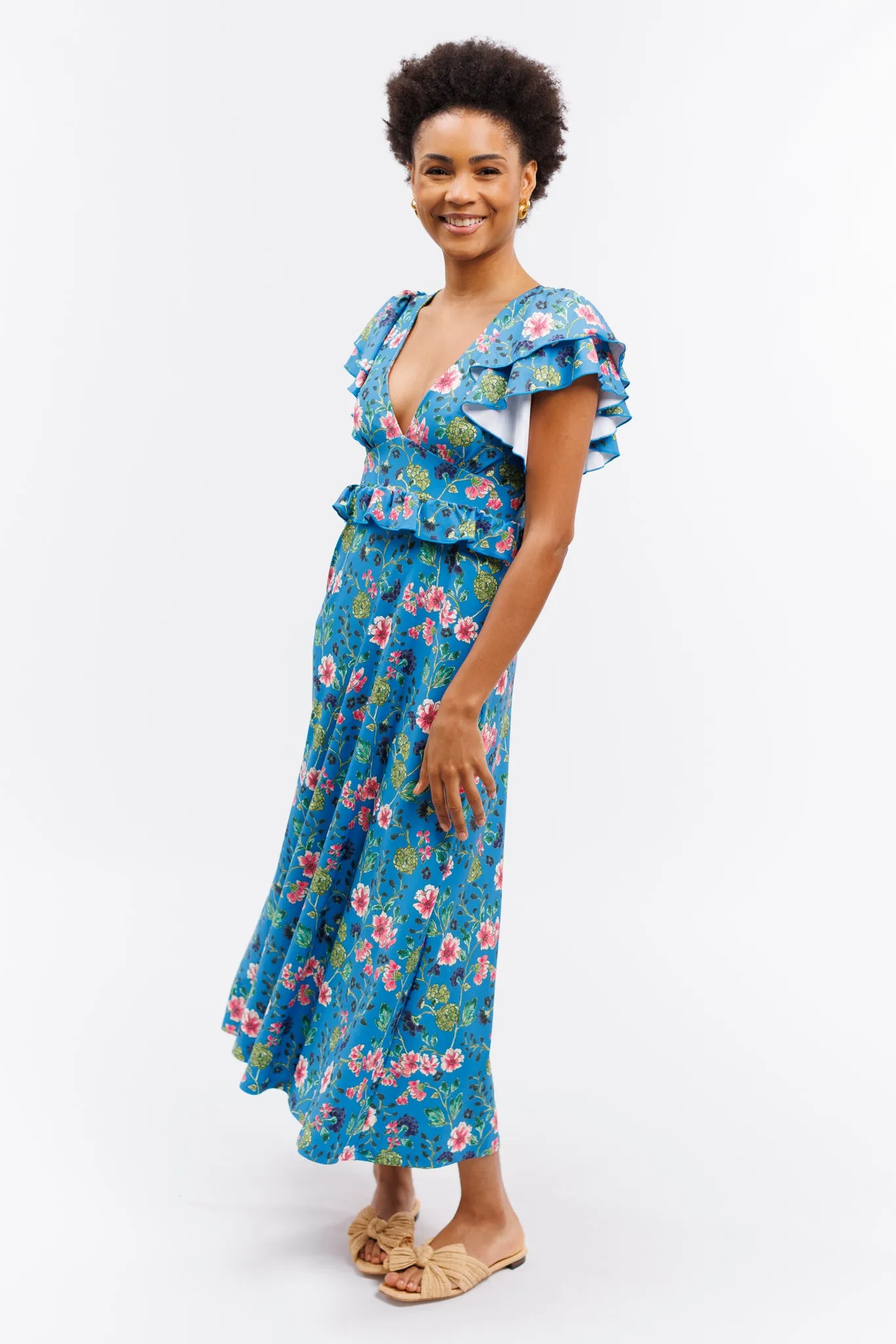 The Genevieve Dress - Chrysanthemum Crush