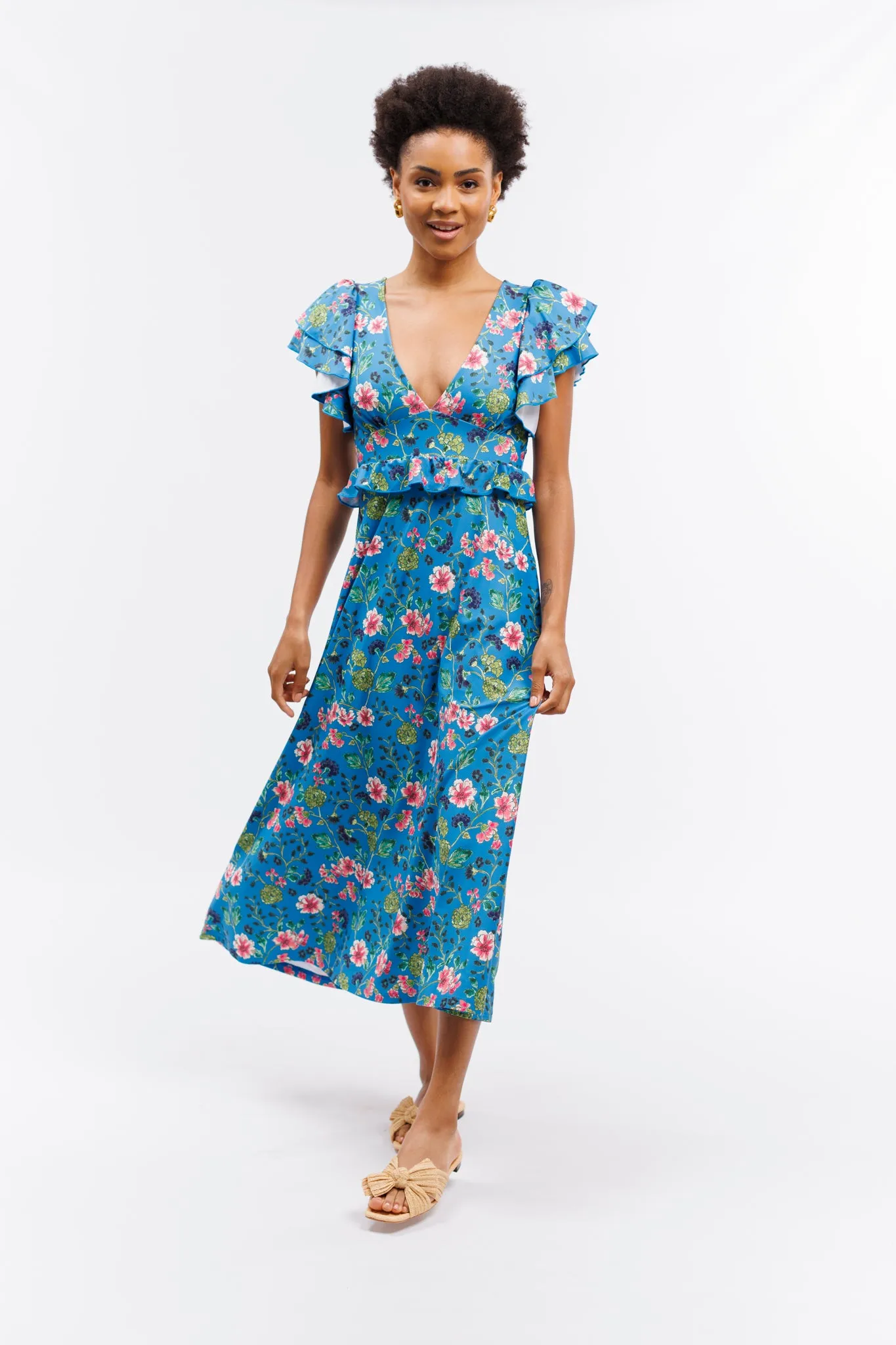 The Genevieve Dress - Chrysanthemum Crush