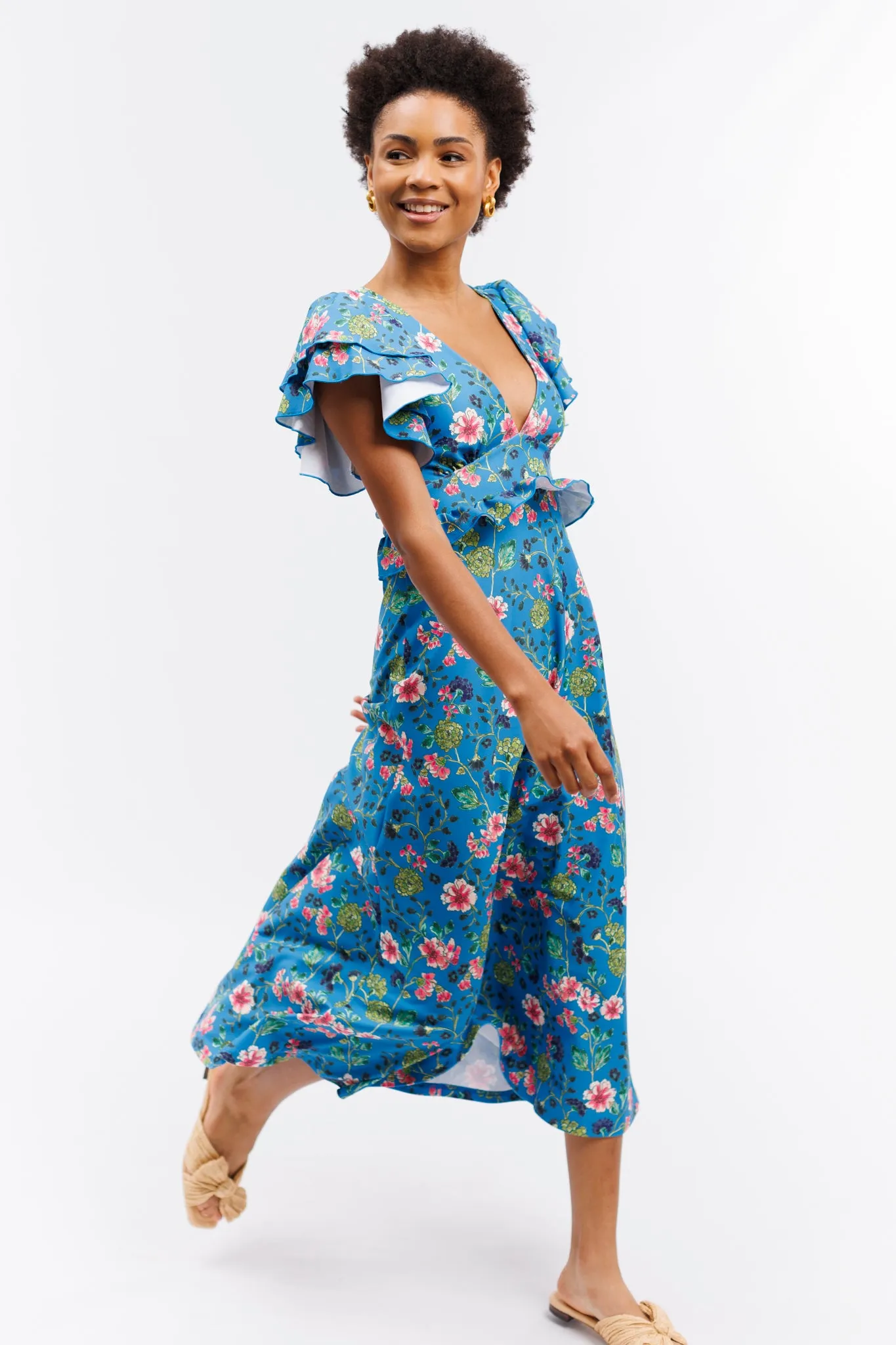 The Genevieve Dress - Chrysanthemum Crush