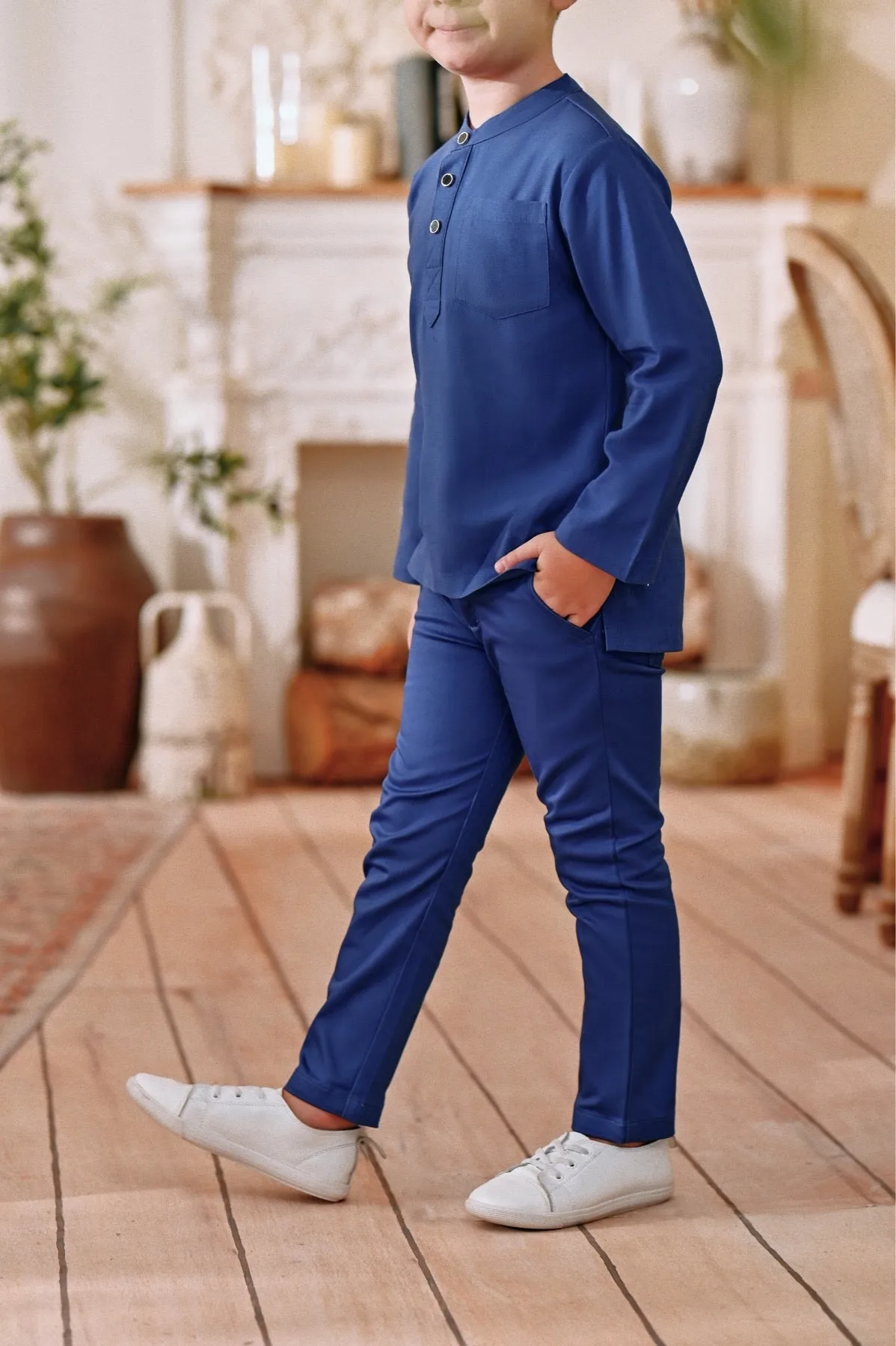 The Perfect Slim Fit Pants - Steel Blue