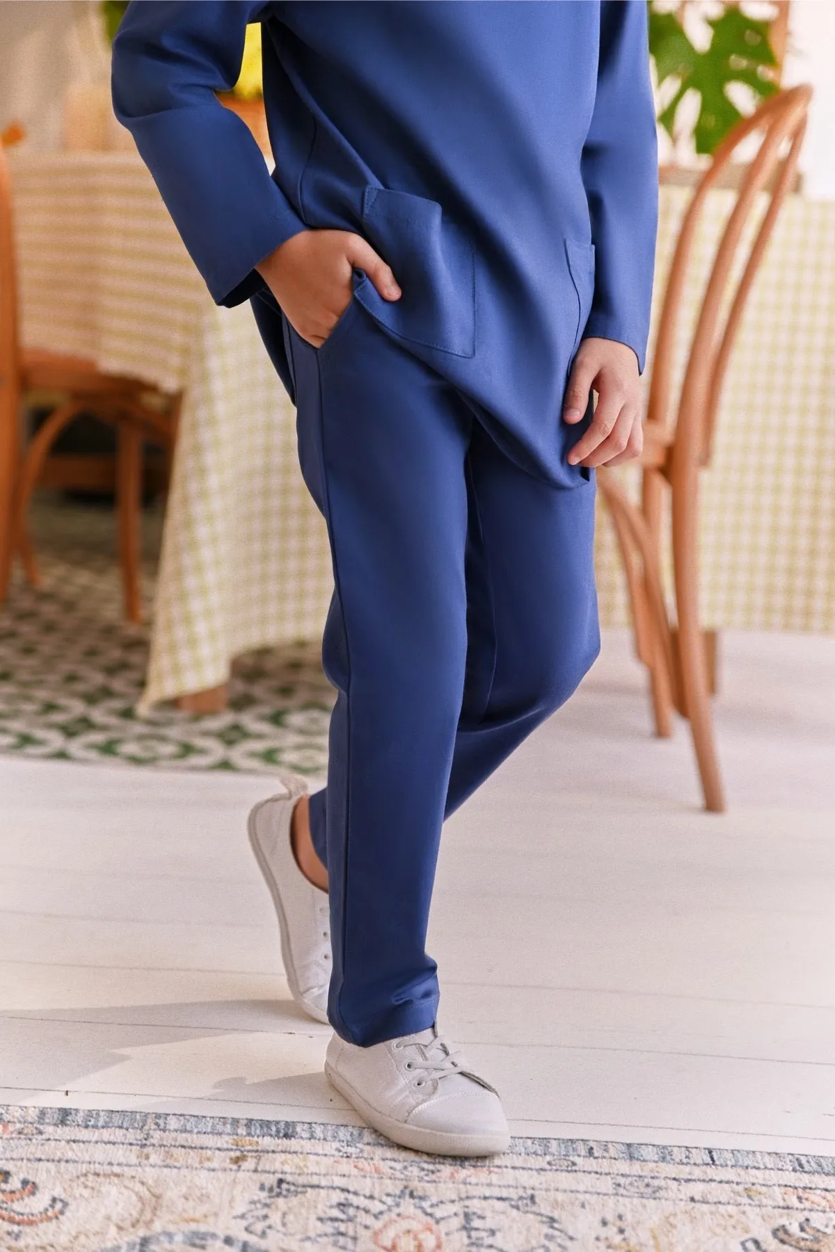 The Perfect Slim Fit Pants - Steel Blue