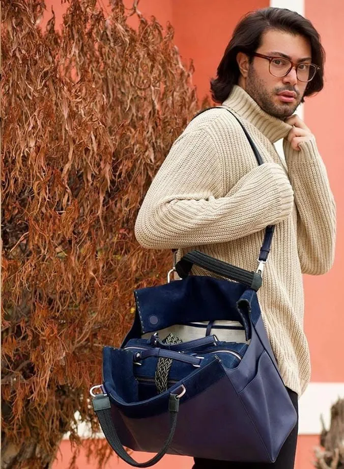 THE TOTE | LE GRAND BLEU - BLUE STRAP