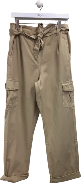 Threadbare Khaki Cargo Trousers UK 12