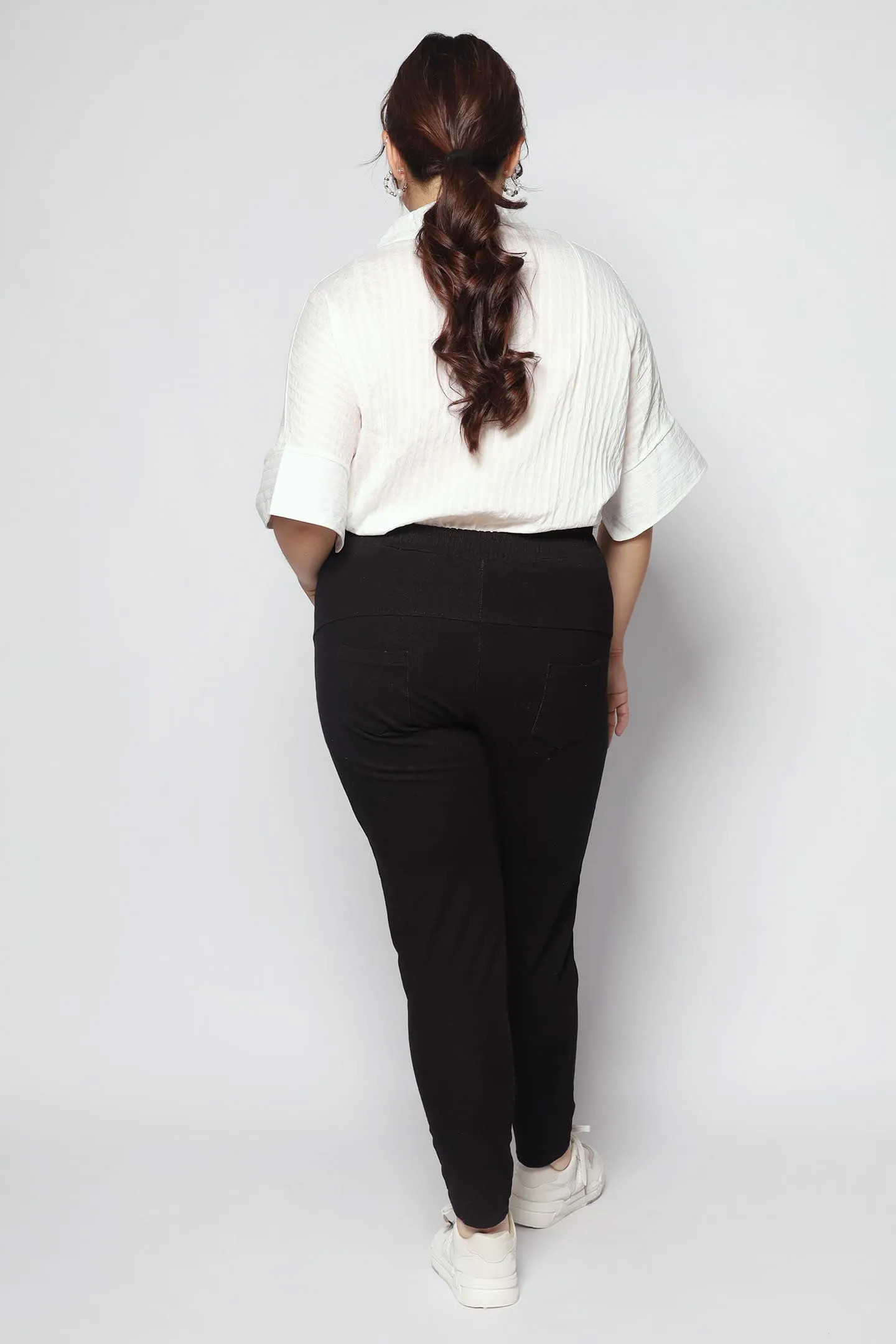 Tove Pants in Plain Black