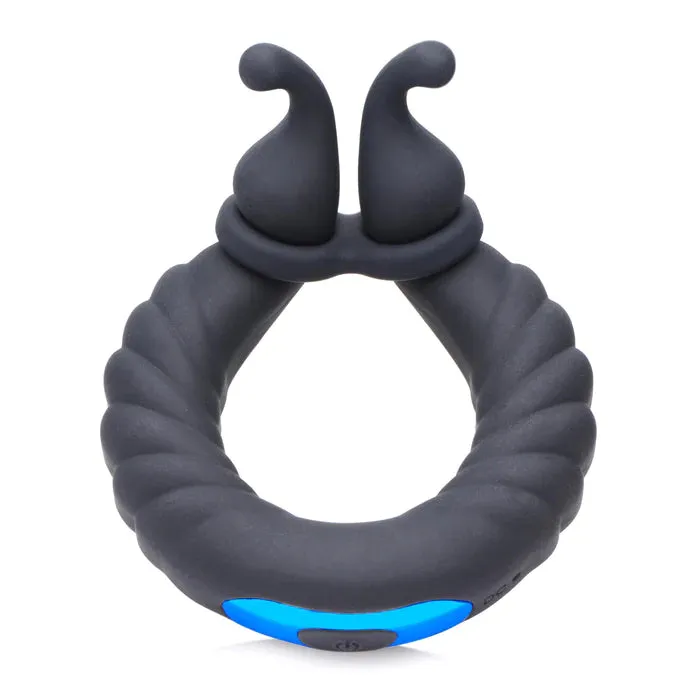 Trinty Vibes 10X Cobra Dual Stimulation Silicone Cock Ring