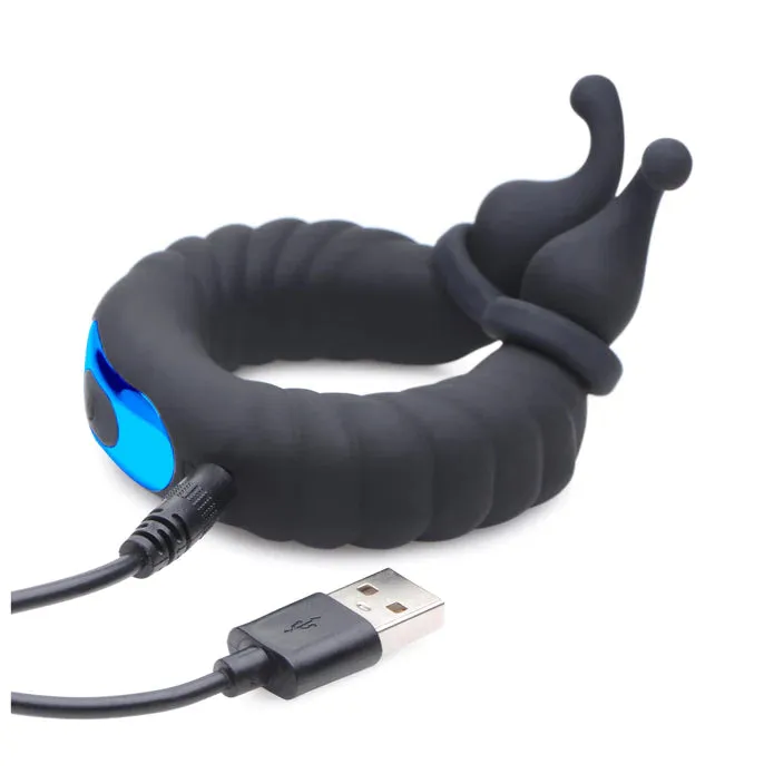 Trinty Vibes 10X Cobra Dual Stimulation Silicone Cock Ring