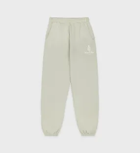 Vendome Sweatpant - Sage/White