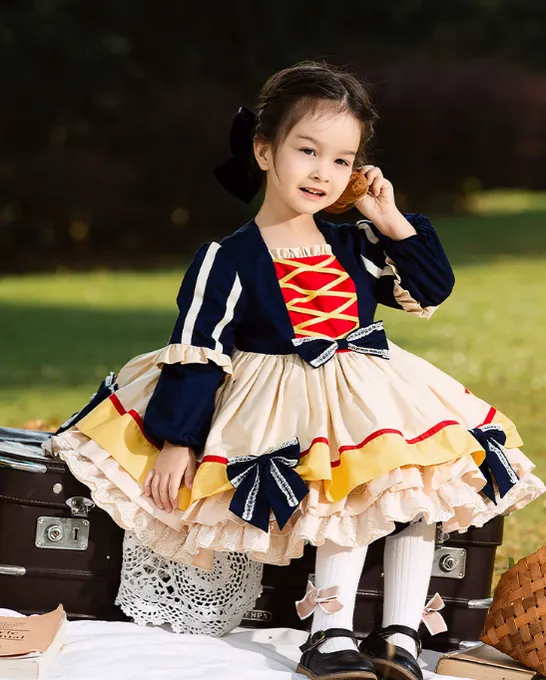 Winter New Cotton Kid Lolita Princess Dress