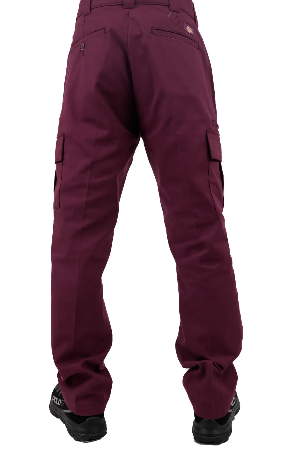 (WPR11CSW) Contrast Twill Cargo Pant - Wine/Contrast Stitch