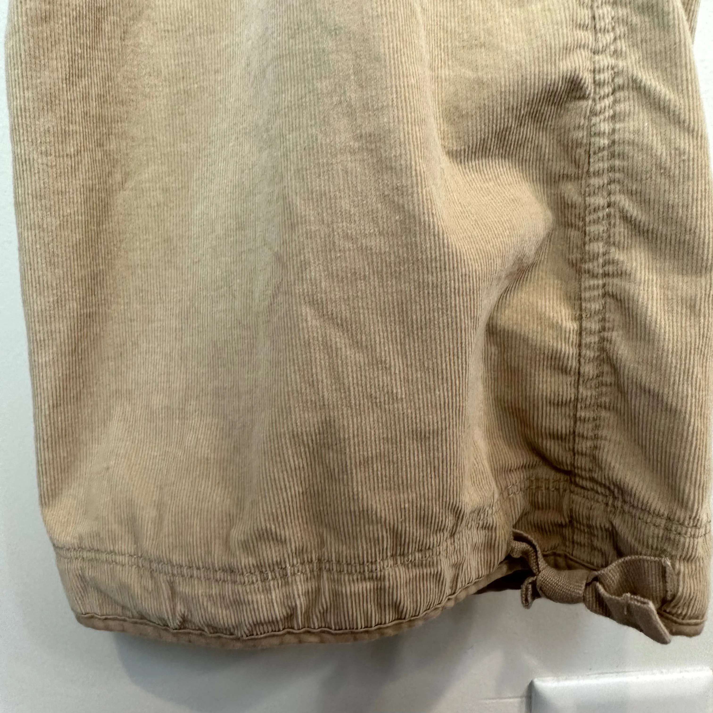 Y2K Style Old Navy Corduroy Cargo Pants Low Rise Khaki Size 12