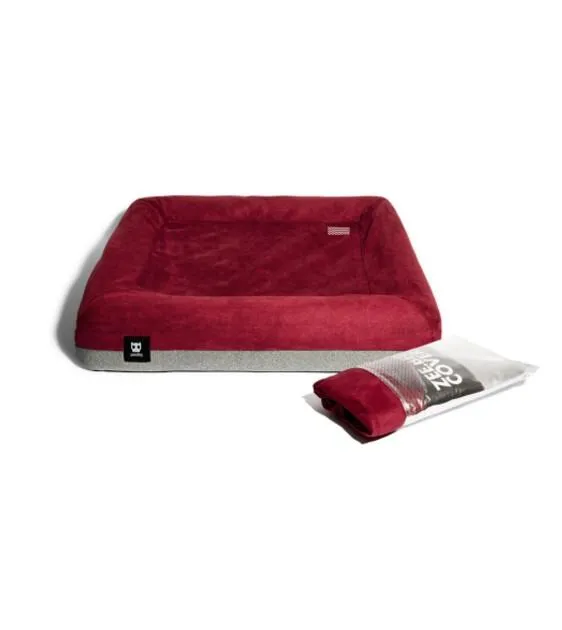 Zee.Dog Bed Cover (Burgundy)